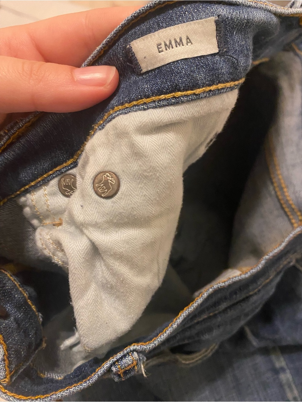 Abercrombie and Fitch Emma Jeans Size 12R - Picture 6 of 7